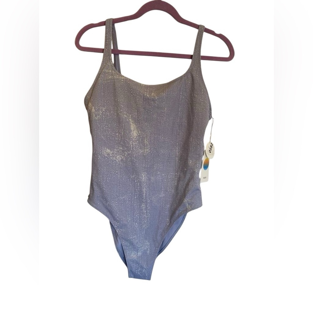 NWT Vuori encinitas one piece swimsuit LAVENDER MIST MIZZLE Size M - Picture 1 of 5